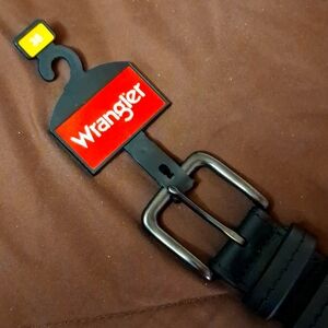 Wrangler All Leather belt.   Brand new.